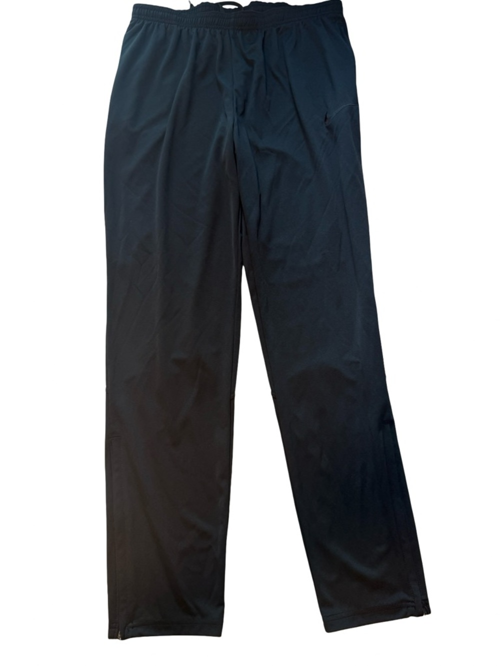 Nike Dri-FIT Woven Black Training Pants Size L Men’s Athletic Joggers Ankle Zip